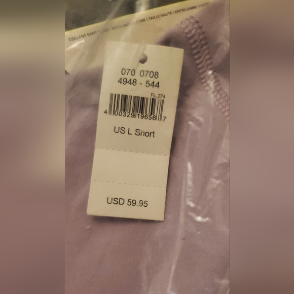 Aerie Offline "The Hugger" High-waisted ribbed legging - purple- size L short - Picture 2 of 9